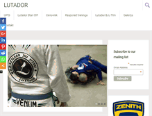 Tablet Screenshot of lutador.org
